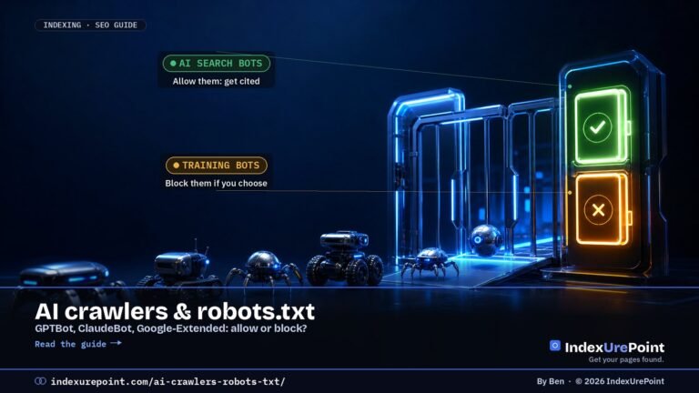AI crawlers & robots.txt