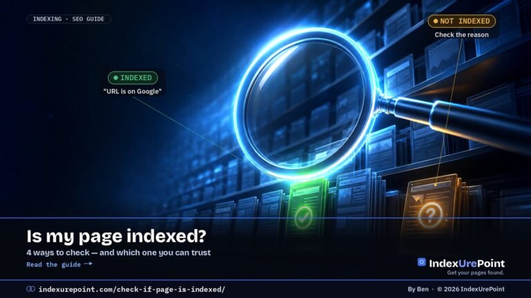 Is my page indexed?
