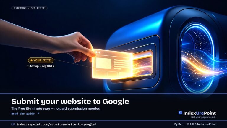 Submit your website to Google