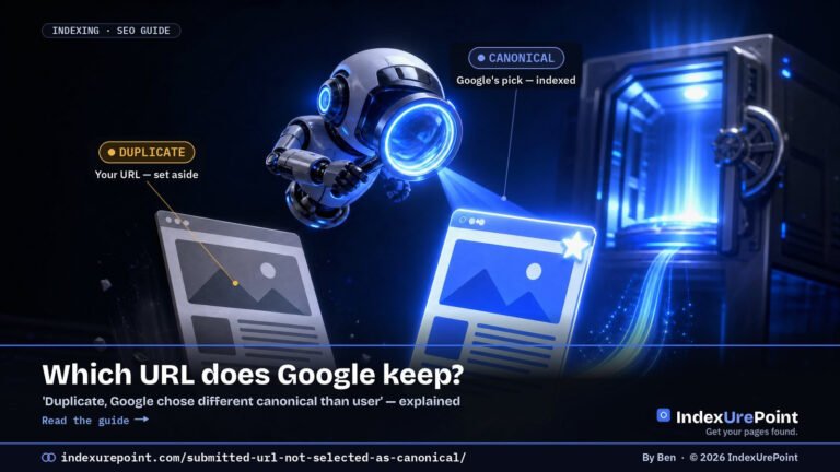 Duplicate, Google chose different canonical than user